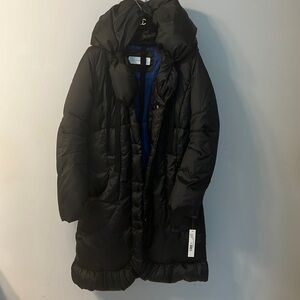 Tahari - Black Elissa Satin Ruffle Bottom